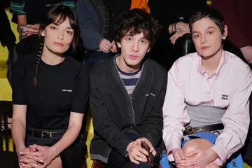 emma mackey Mark Eydelstheyn emma corrin miu miu anora paris fashion week fall winter 2025