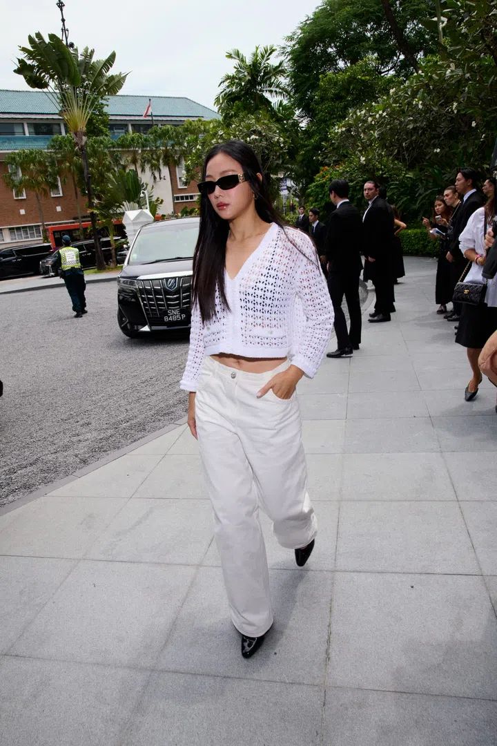 Tasha Low at Chanel Cruise 2025/26 show in Singapore