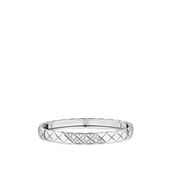 Coco Crush 18k white gold bracelet with diamonds, $20,150