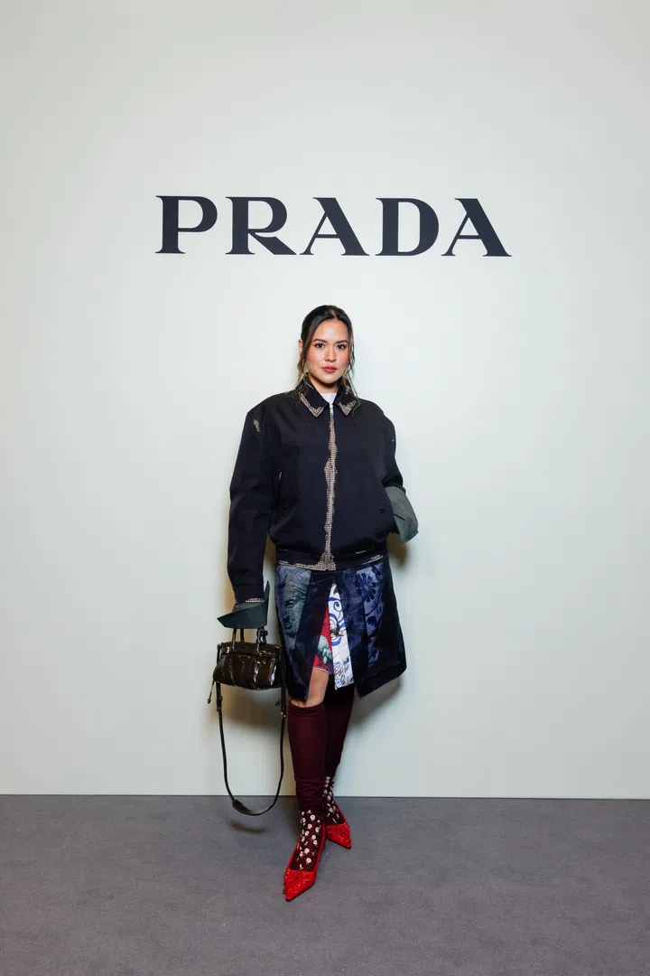 Prada Paragon Singapore store reopening celebrities - Raisa Andriana