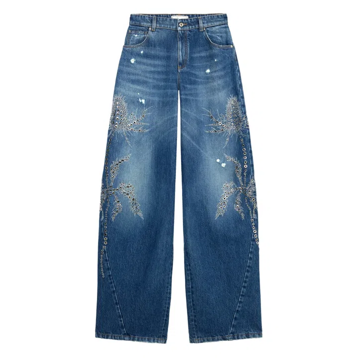 Cotton denim jeans