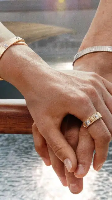 Cartier Love Unlimited diamond bracelet rings