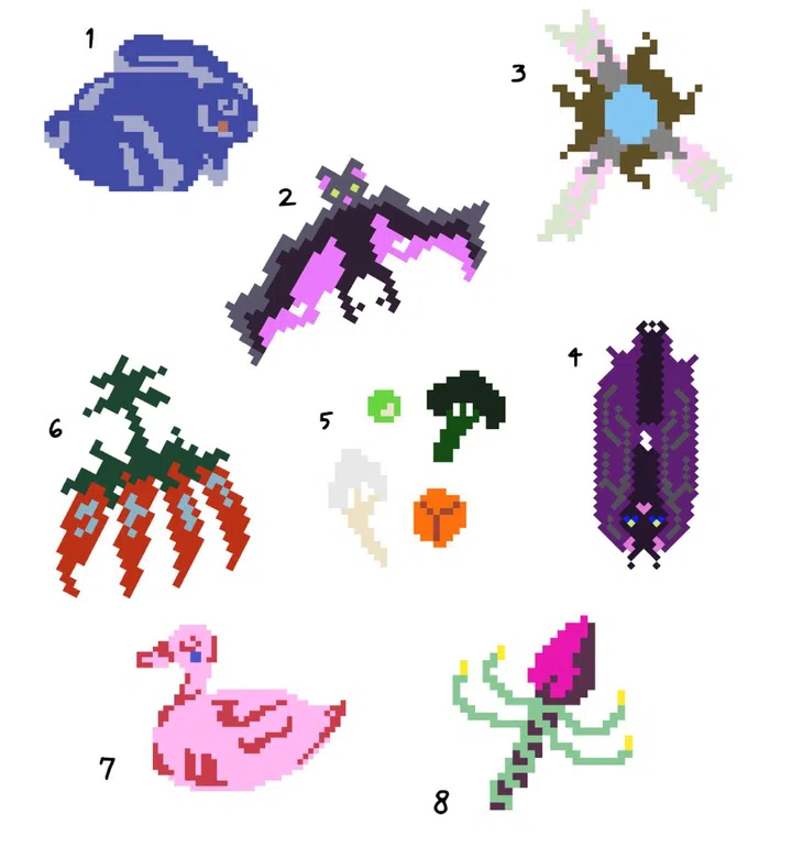 Tangible Care Pixel Sketches