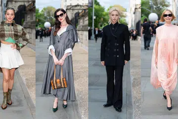 Louis Vuitton Cruise 2027 celebrity fashion outfits