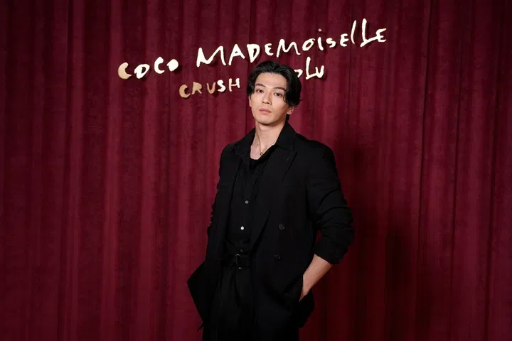 mackenyu at chanel coco mademoiselle crush absolu party in paris