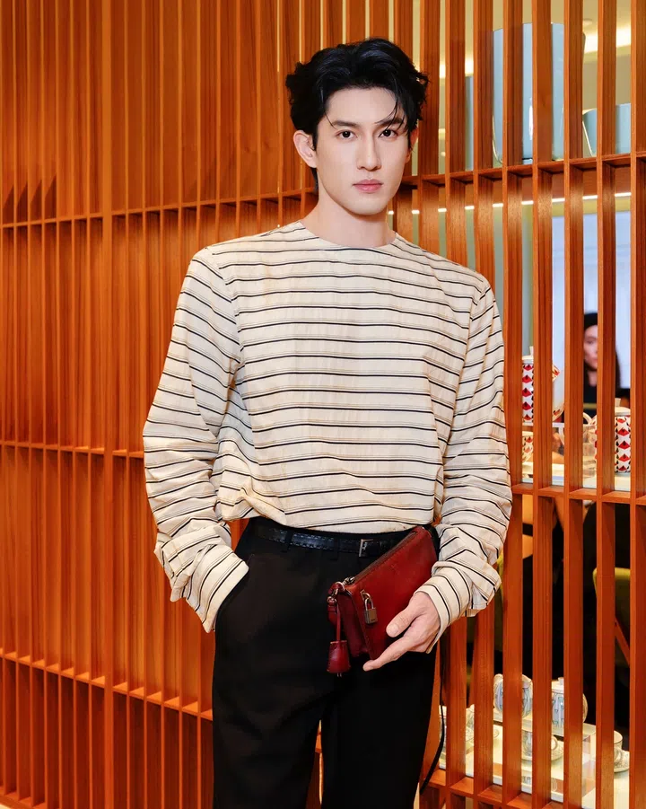 Prada Paragon Singapore store reopening celebrities - Ayden Sng