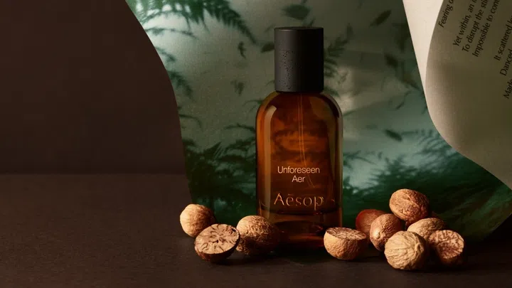 Unforeseen Aer, Aesop’s latest fragrance.