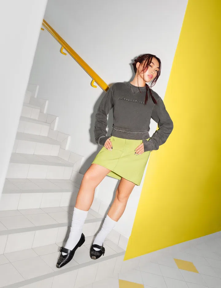 Charlotte Seet In Onitsuka Tiger For F ZINE Volume 1 Cover