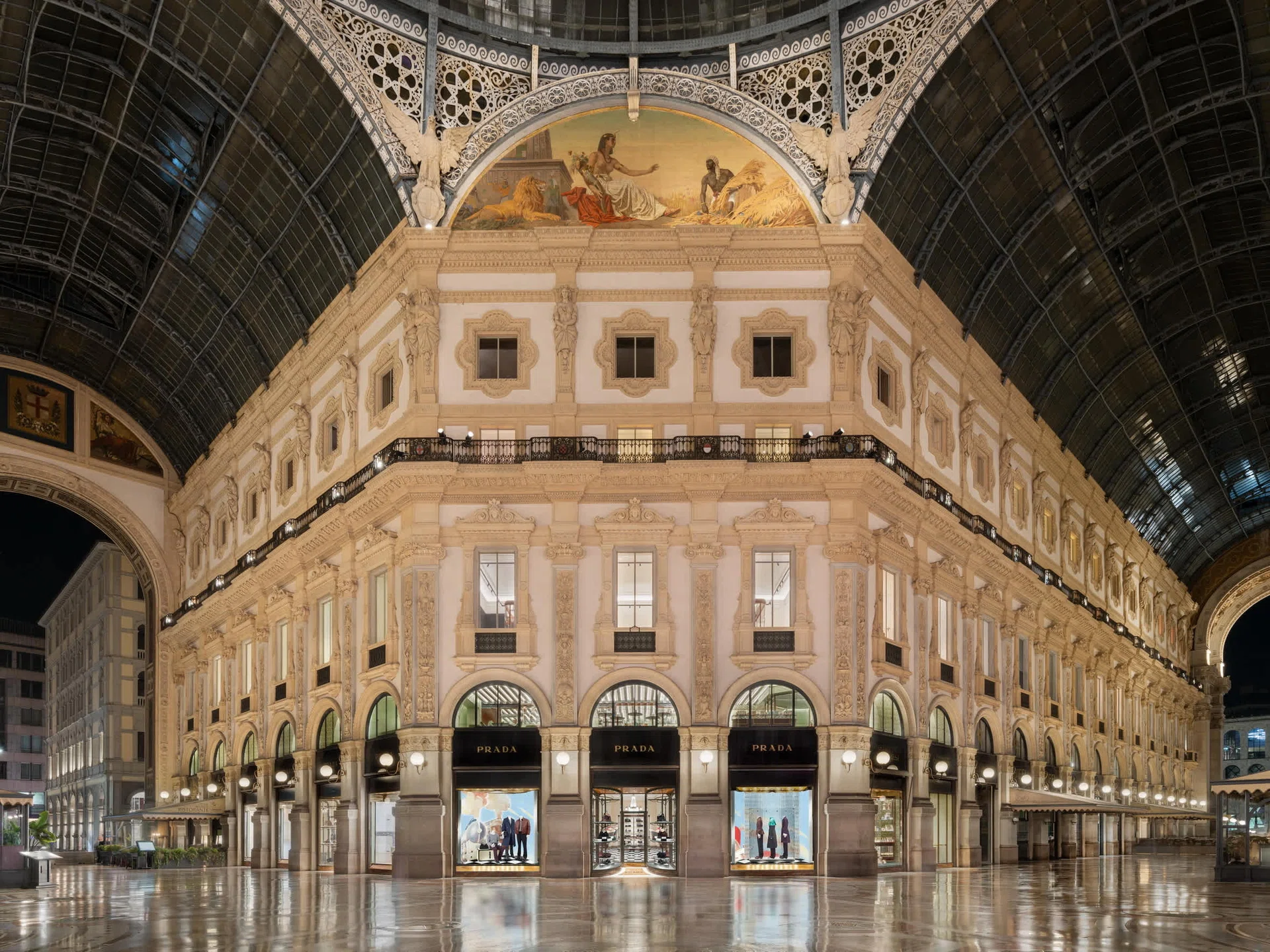 Pradasphere exhibition in Prada Galleria Milan
