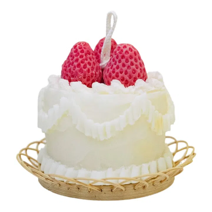 Shortcake candle, $45, www.buibuicandles.com