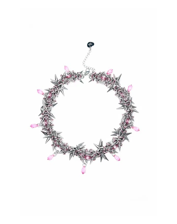 closet children edgy choker necklace y2k fasion inspo y3k style fashion