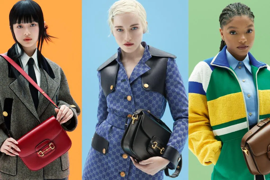 ハ*ル様 レア　ヴィンテージ　GUCCI ショルダーバッグ バケットスタイル