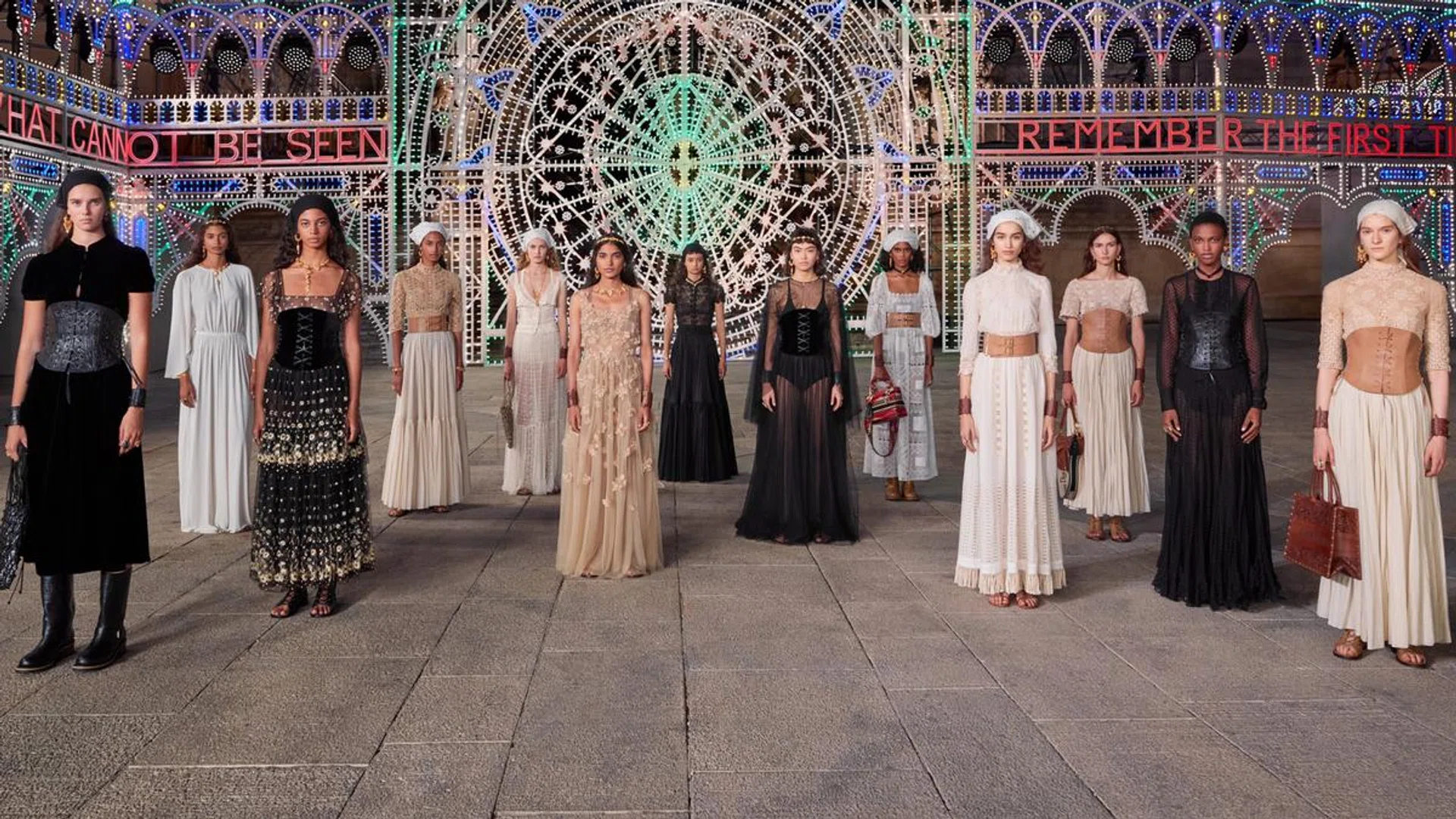 Dior staged its Resort 2021 show in the historic city of Lecce in southern Italy. Credit: Teresa Cioca