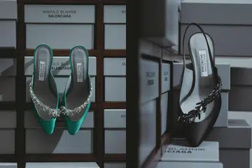 Balenciaga Manolo Blahnik shoes heels Fall 2026
