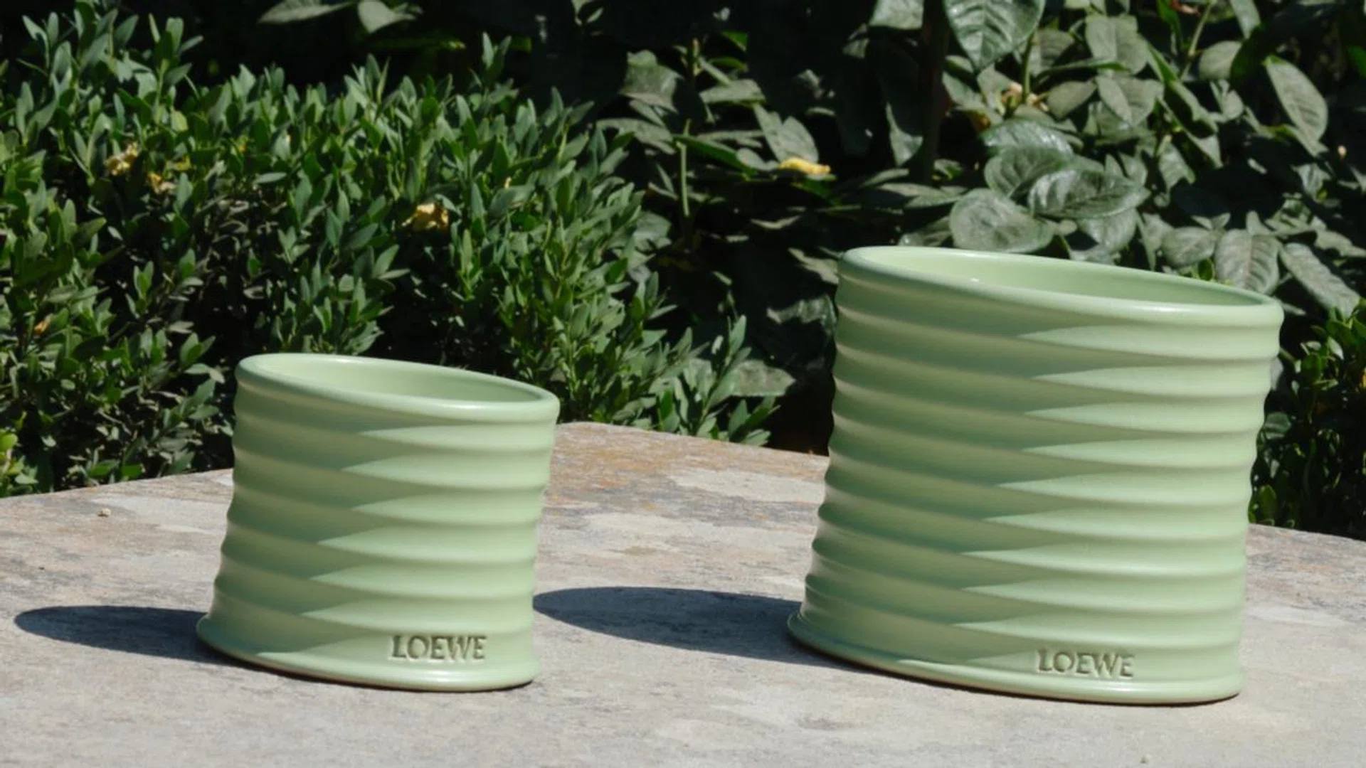 Loewe takes on the scent of cucumbers for its latest candle. Credit: Loewe