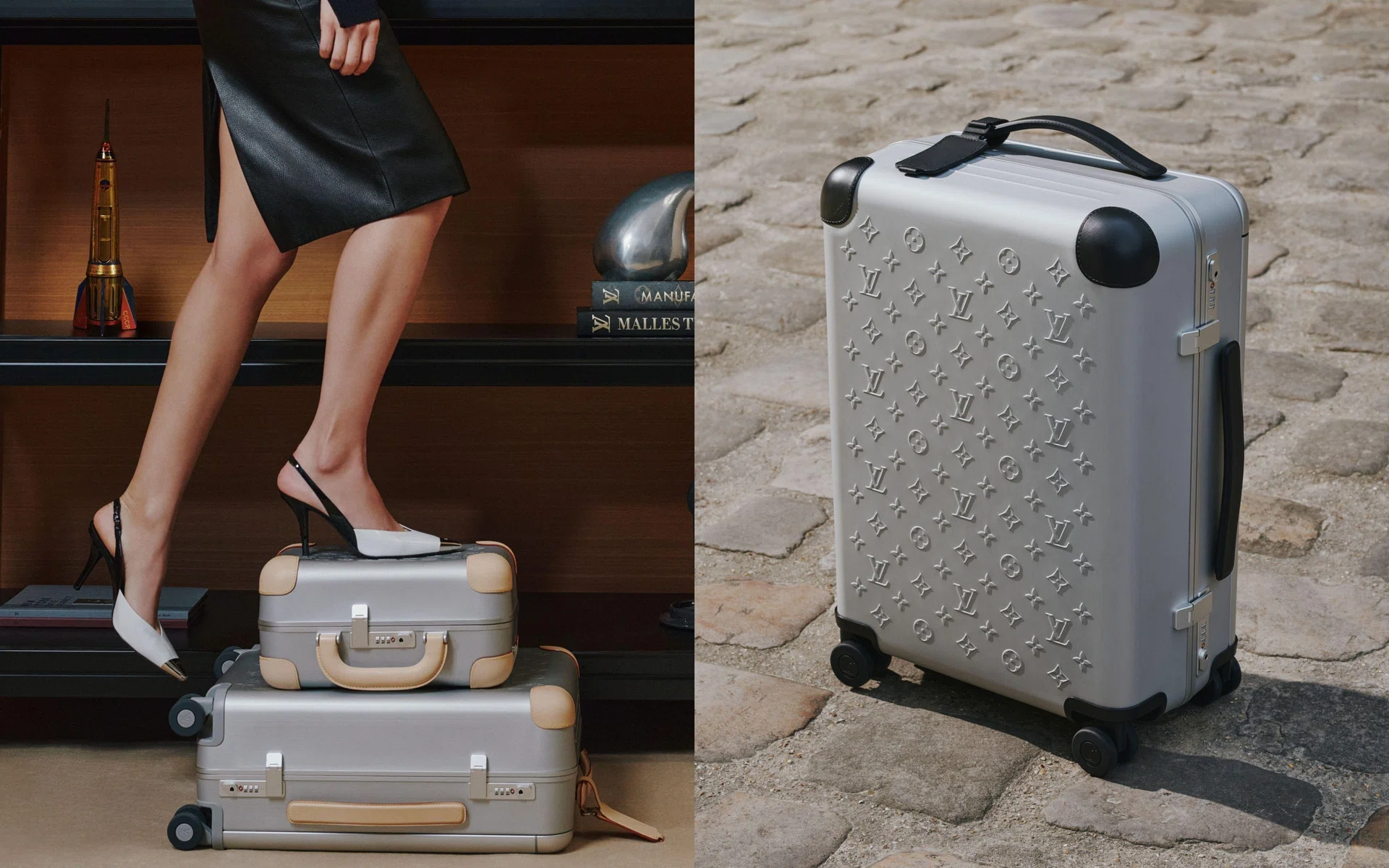 Louis Vuitton x Marc Newson - Horizon Aluminium luggage
