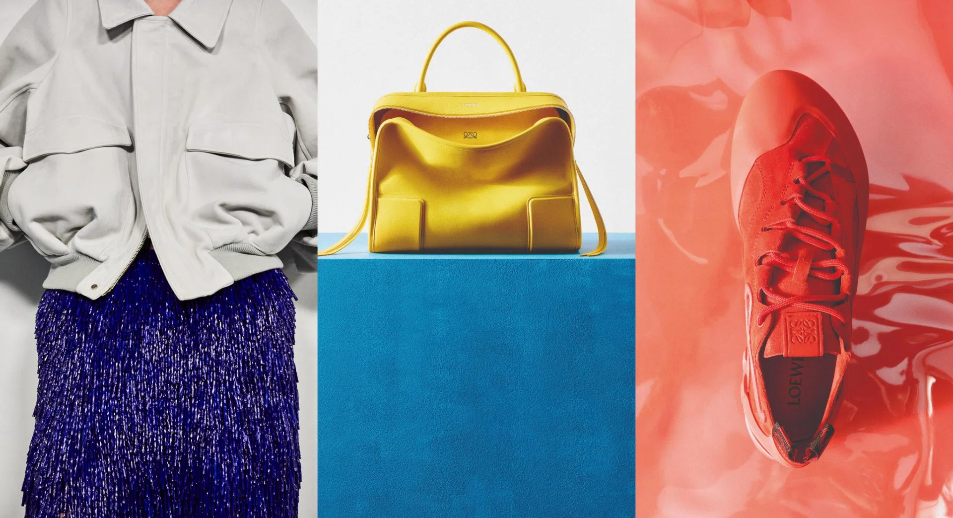 Loewe Spring Summer 2026 bags shoes clothes accessories