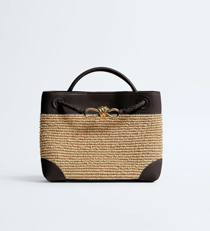 Bottega Veneta Small Andiamo raffia basket bag Summer 2026