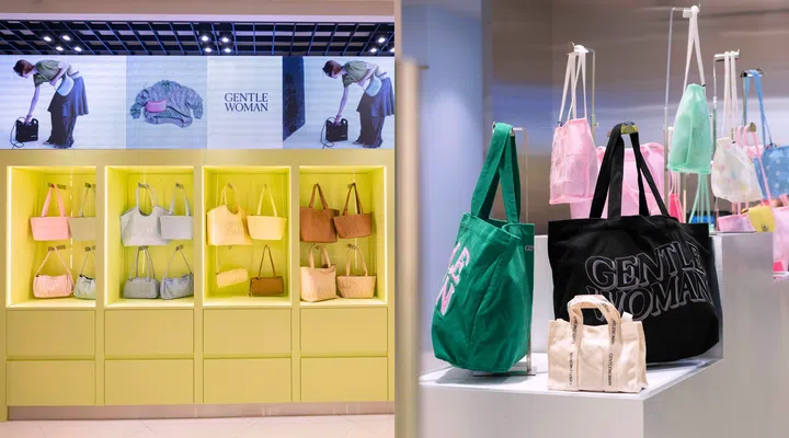 Gentlewoman store Singapore tote bags