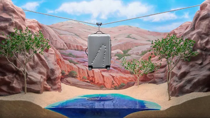 Just one of the dioramas at the Seit 1898 show that have been created to spotlight the different aspects of Rimowa's rich heritage. Credit: Rimowa