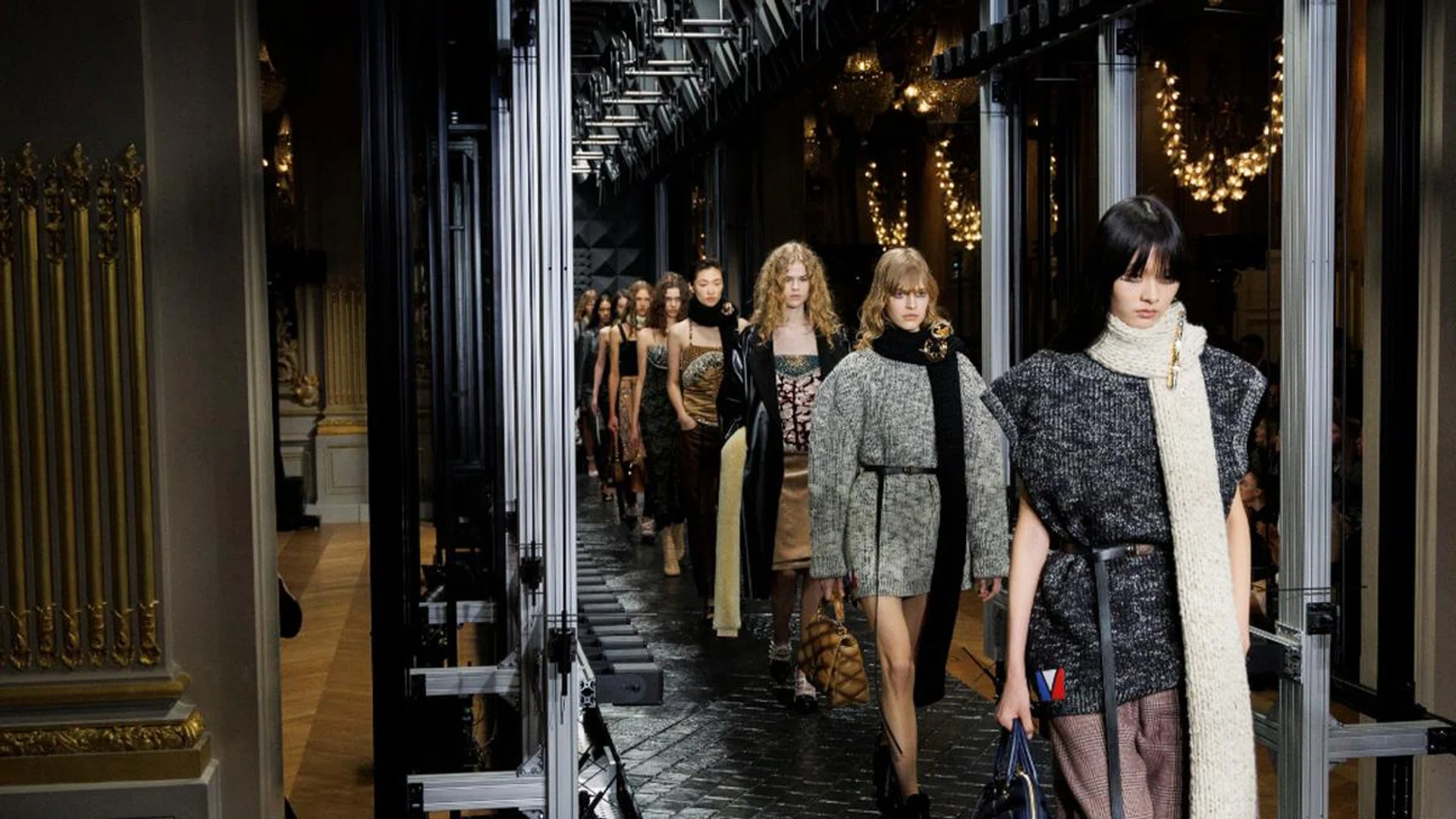 The Louis Vuitton show was a meditation on what French style stands for today. Credit: Louis Vuitton