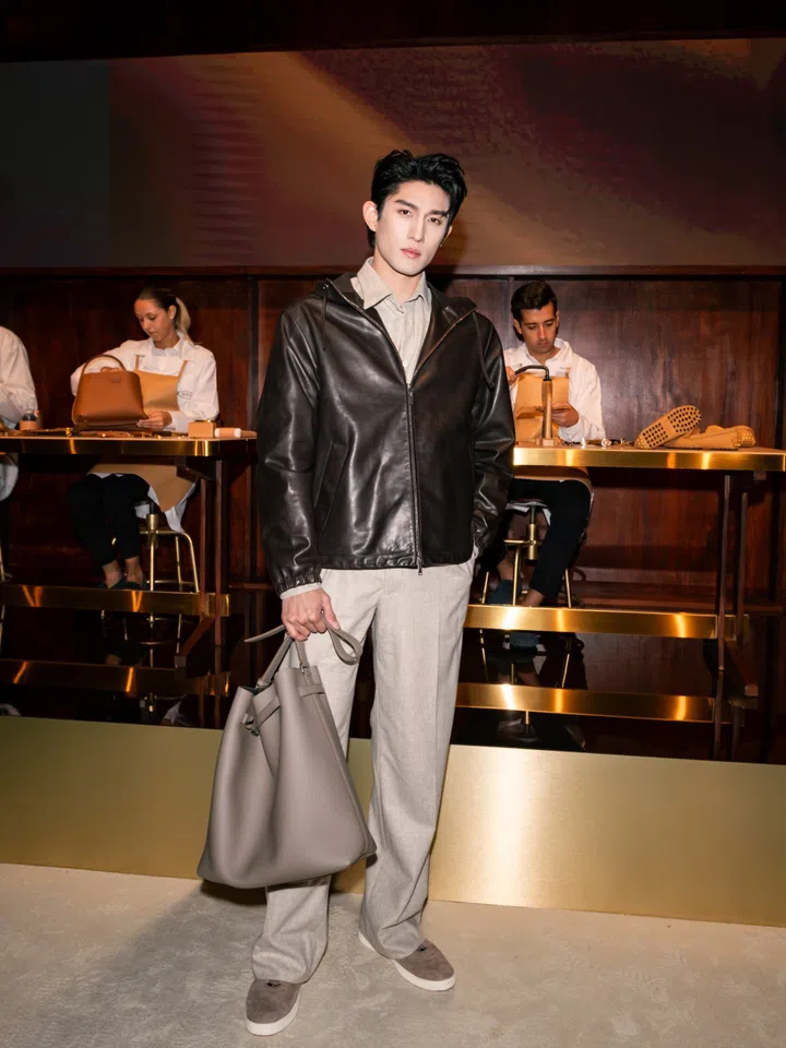 Ayden Sng at Tod’s Spring Summer 2027 Milan Fashion Week
