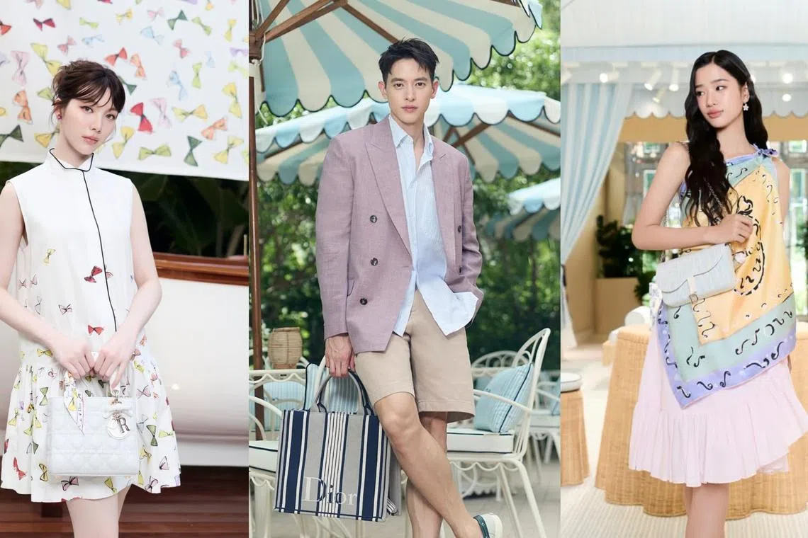 All The Gorgeous Thai Celebrities Seen Repping Dior's New Dioriviera Collection This Summer