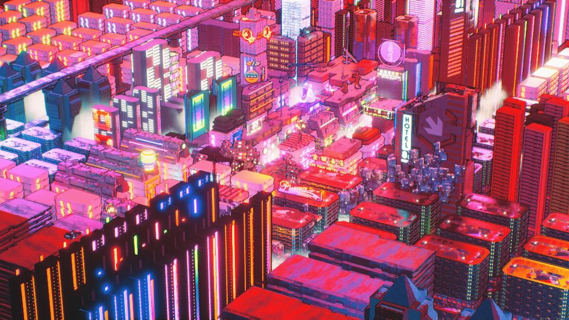 Race Krehel's Akira-esque interpretation of Geylang. Credit: Courtesy