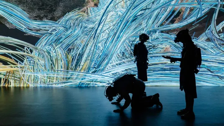 We Live in an Ocean of Air exhibition at ArtScience Museum 