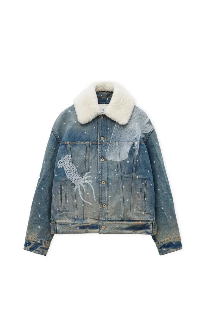 loewe suna fujita holiday christmas collection 2024 denim jacket