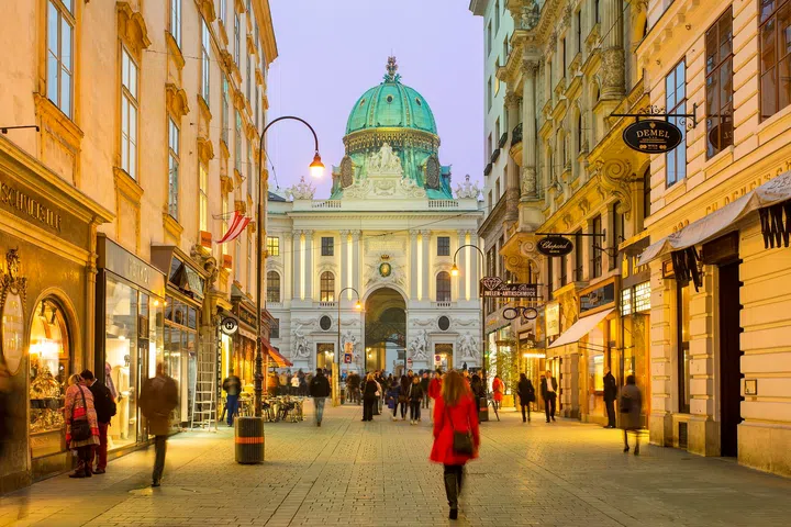 A street in Vienna, Austria