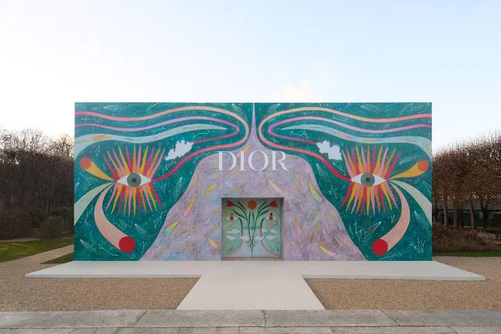 dior show venue at Rodin Gardens Rithika Merchant