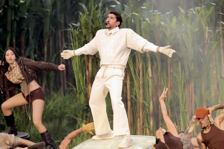 Bad Bunny Super Bowl 2026 outfit