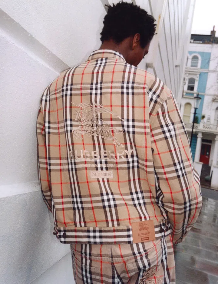 supreme burberry