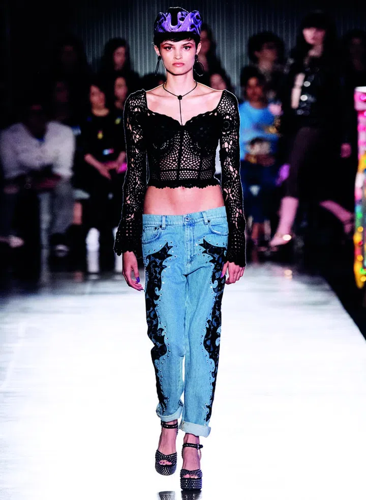 walks the runway at Moschino Spring/Summer 18 Menswear and Women's Resort Collection at Milk Studios on June 8, 2017 in Hollywood, California.