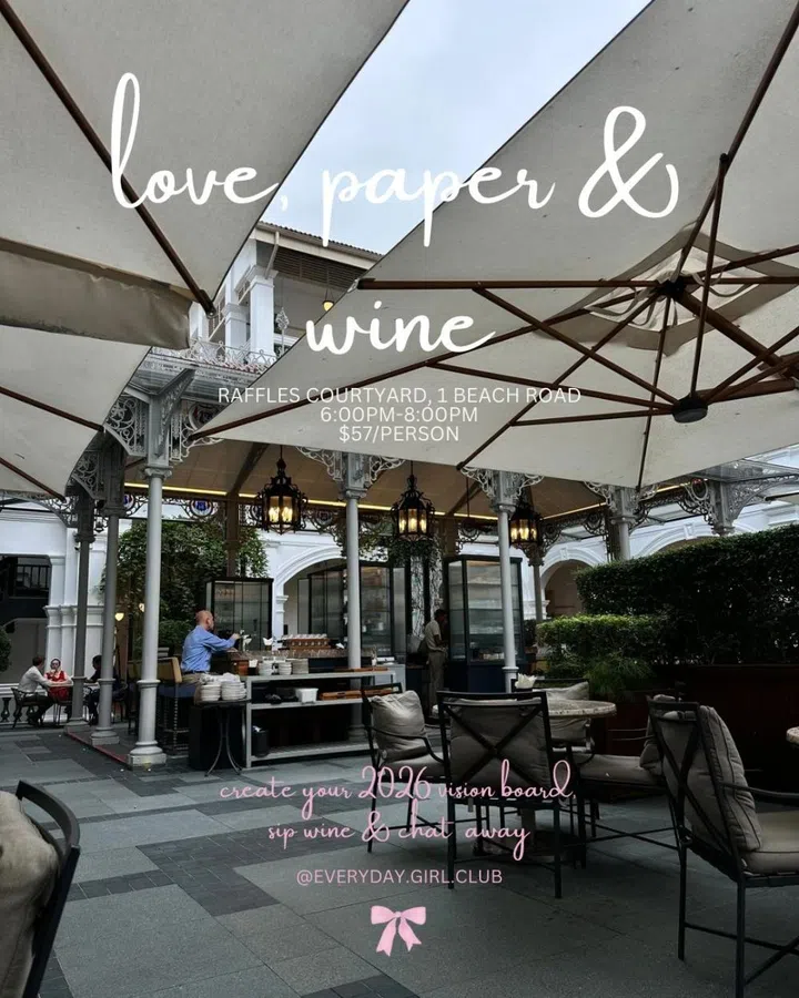 galentine’s day crafts events 2026 Singapore - love paper wine by everyday girl club