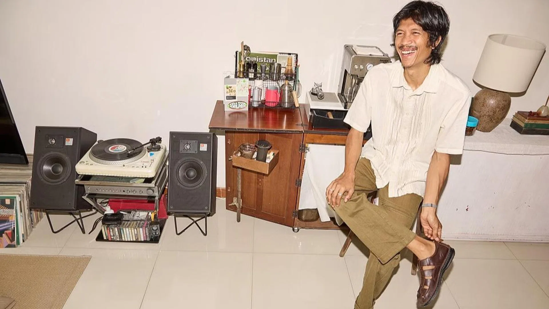 Co-founder and co-owner of Kopistan, Muhammad Afiq. Credit: Clement Goh