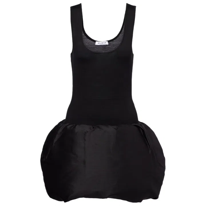 Alaia wool-blend dress