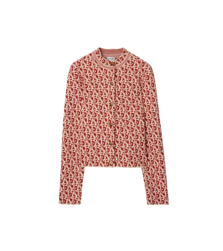 burberry lunar new year capsule collection chinese new year fashion inspo red cardigan