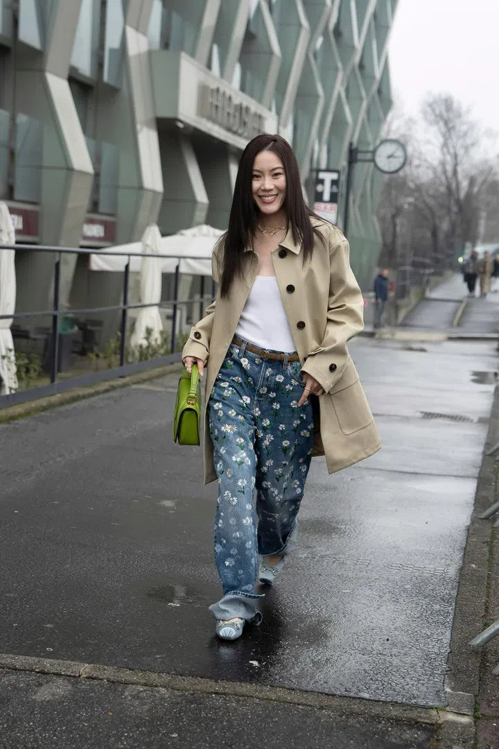 street style asian woman
