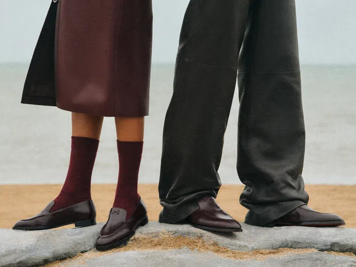 Hermes Fall Winter 2026 shoes - box loafers and Tuscan loafers