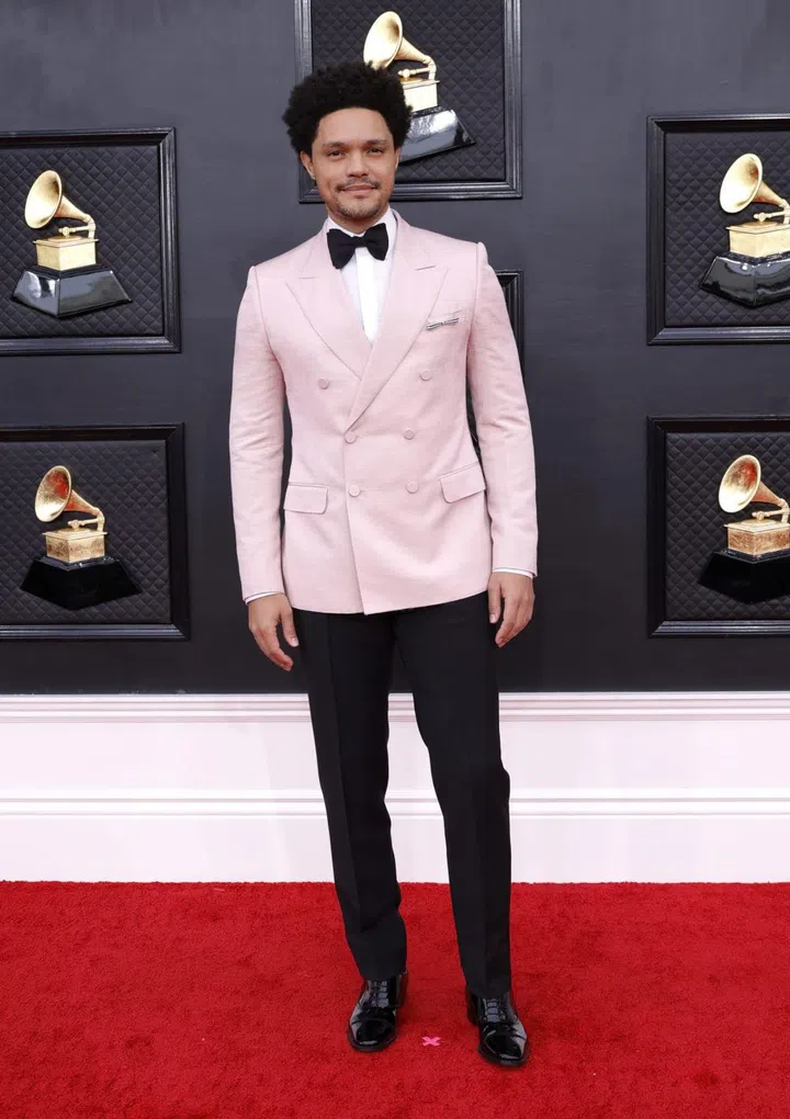 LAS VEGAS, NEVADA - APRIL 03: Host Trevor Noah attends the 64th Annual GRAMMY Awards at MGM Grand Garden Arena on April 03, 2022 in Las Vegas, Nevada. (Photo by Frazer Harrison/Getty Images for The Recording Academy)