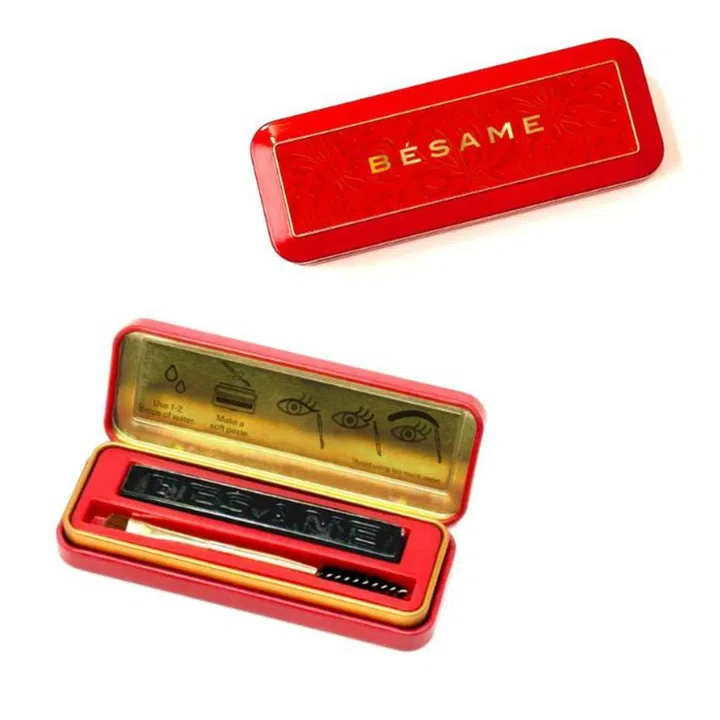 1930 Cake Mascara, Eyeliner & Brow Definer, $30, Besame