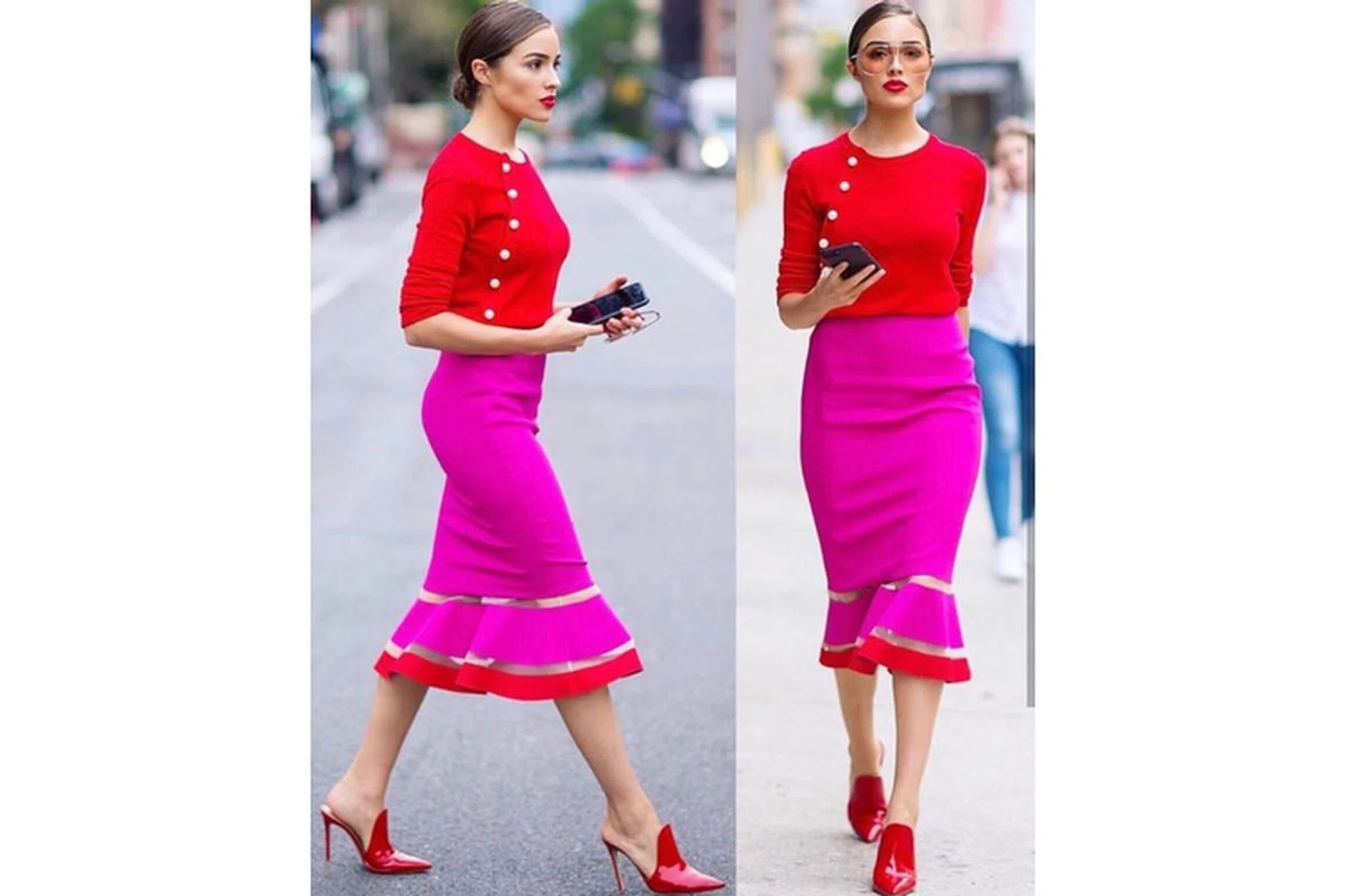 red and pink trend