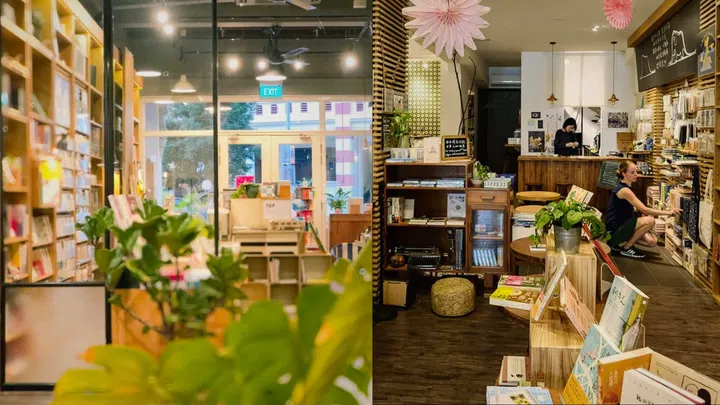 Book cafes Singapore: Grassroots Book Room