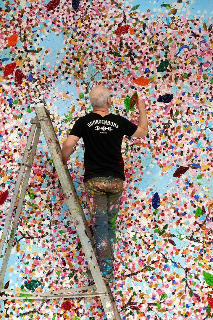 damien hirst cherry blossom