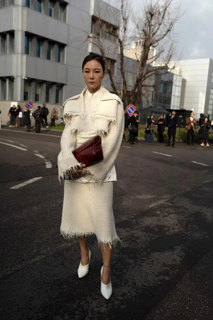 street style white dress