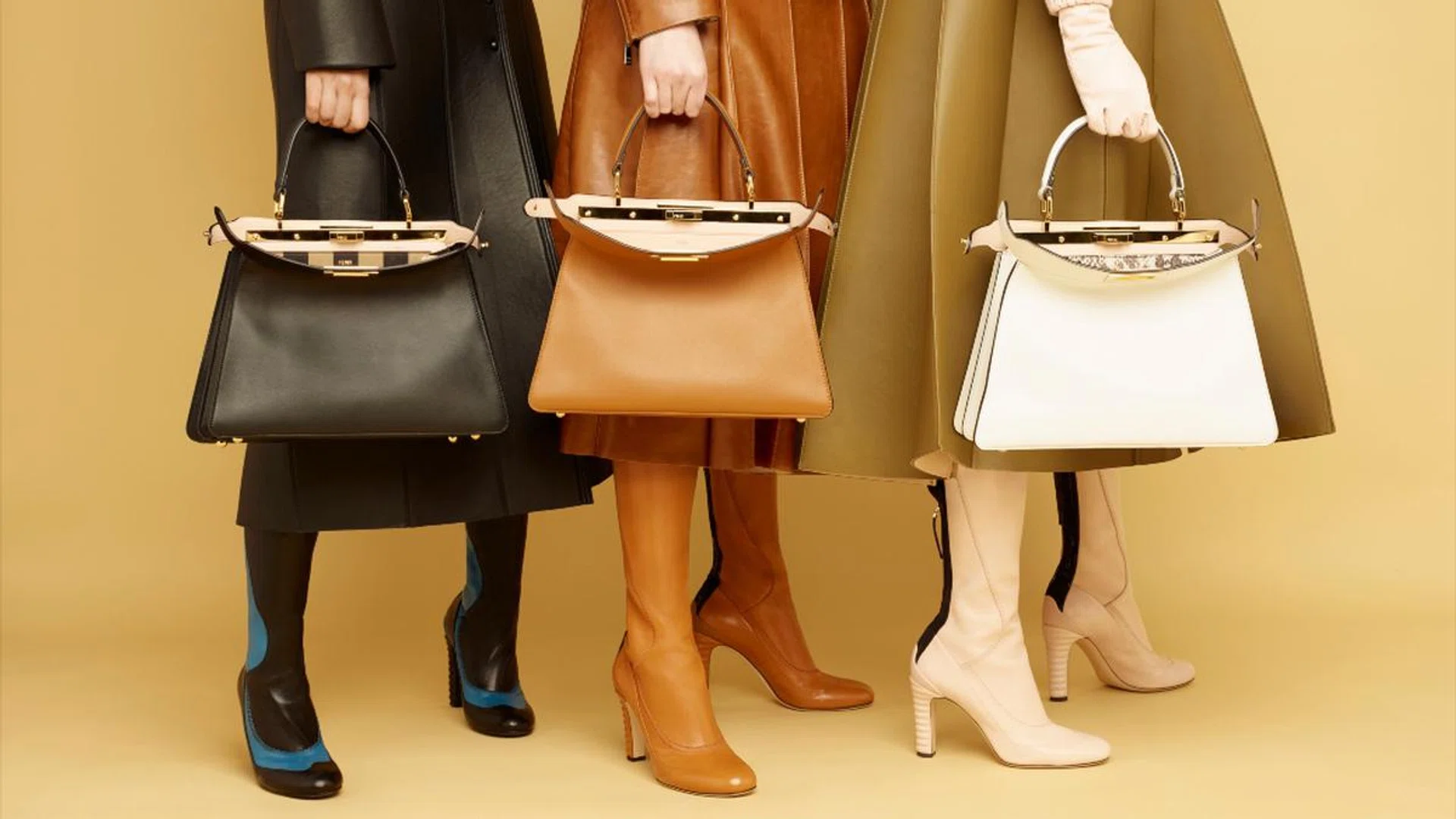 Fall in line for Fendi's vision of womanly dressing this season. Credit: Rankin