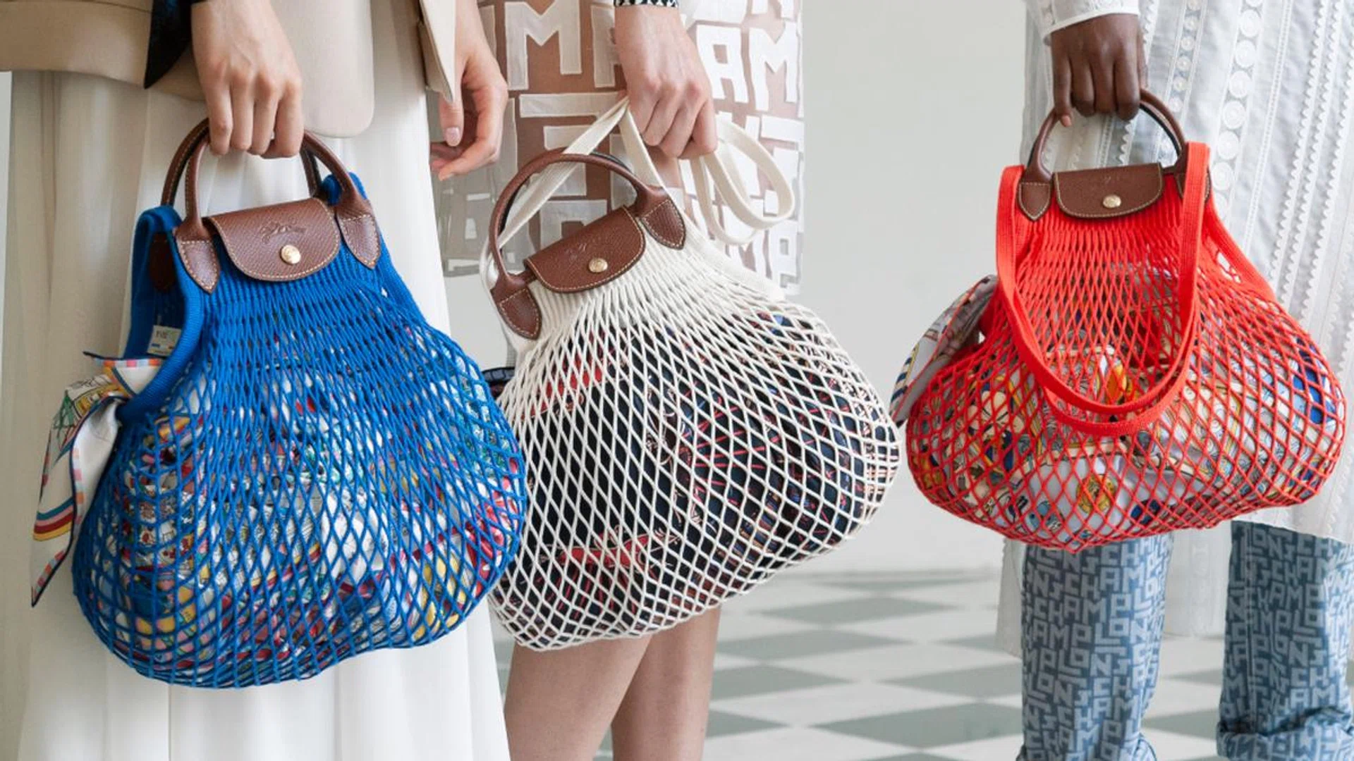 longchamp net bag