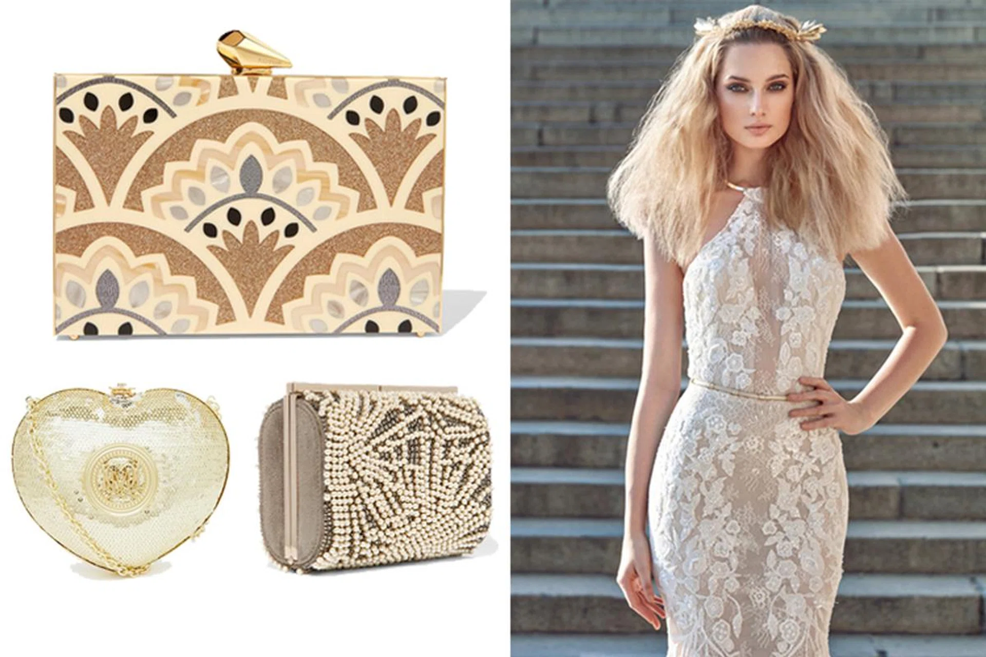 9 Gold Clutches For Glam Wedding Dresses FZINE Singapore